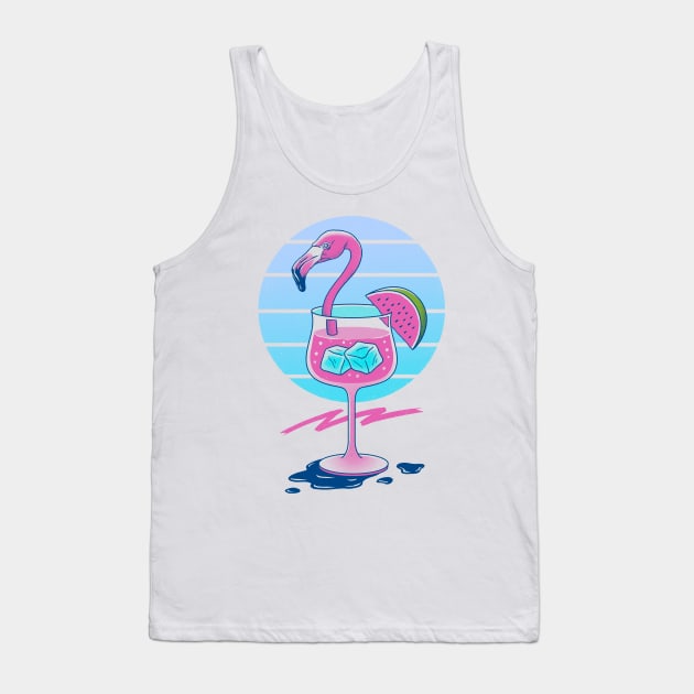 Tropical Chill Wave Tank Top by Vincent Trinidad Art